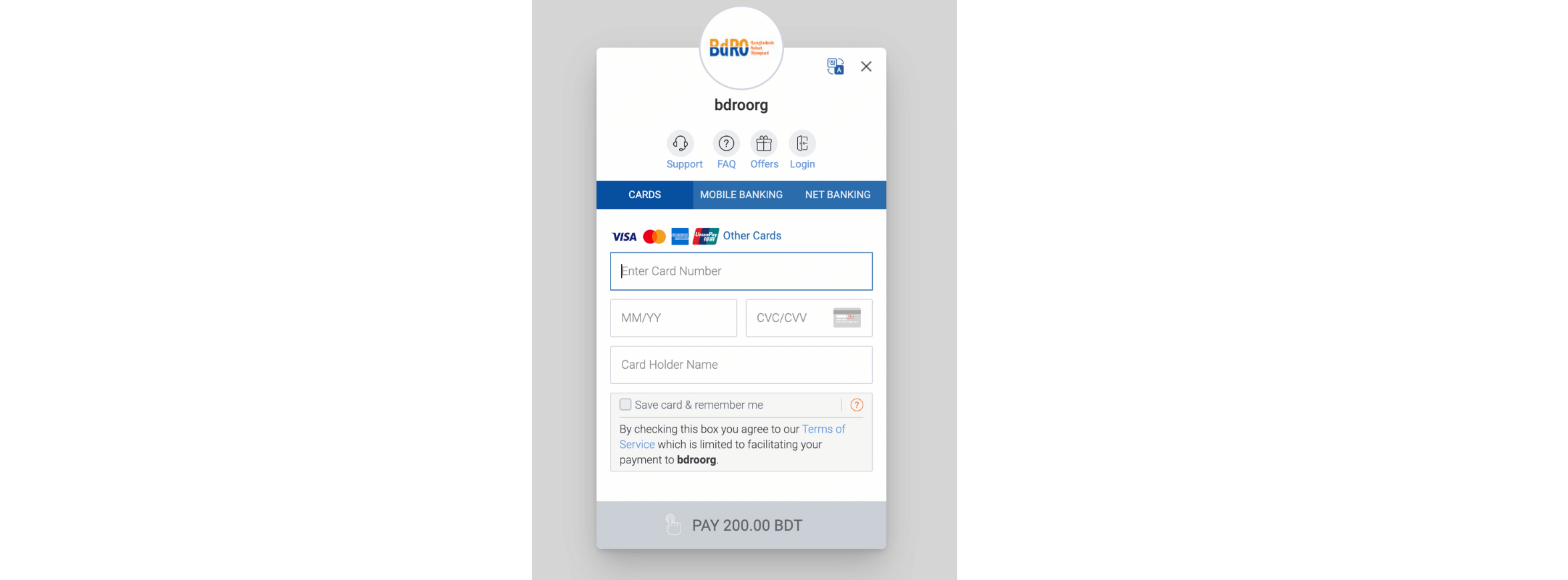 Pay & Apply